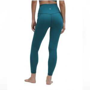 lululemon Align™ High-Rise Teal Pant Leggings with Pockets 
Size 4 & Inseam 25"